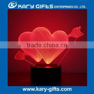 LED Night Light 3D Illusion Table Lighting Lamp photo-4