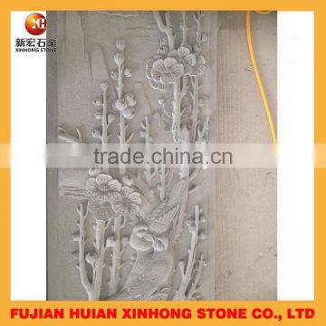 White marble famous wall relief sculpture