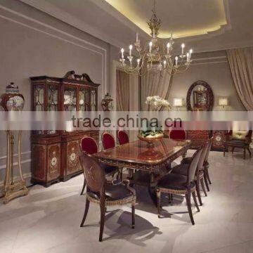 New design solid wood dinning room furniture luxury dinning room set