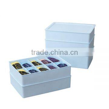 Plastic Waterproof Storage Set Socks and Underwear Box Design With Two Lid