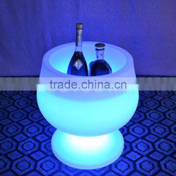 2015 New Cordless Waterproof Rechargeable RGBW Multi Color LED Light up Bar Ice Bucket photo-5
