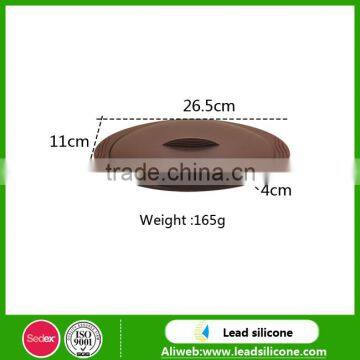 Multi-function Kitchen Ware Silicone Steamed Fish Bowl, Folding Silicone Bowl With Lid photo-3