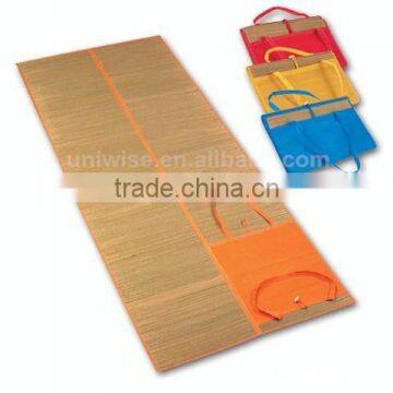 Foldable Outdoor Natural Beach Mats, Folding Camping Mat/Picnic Mat /Beach Straw Mat