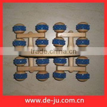 Wheels Body Care Back Scrubber Small Wood Massager photo-3