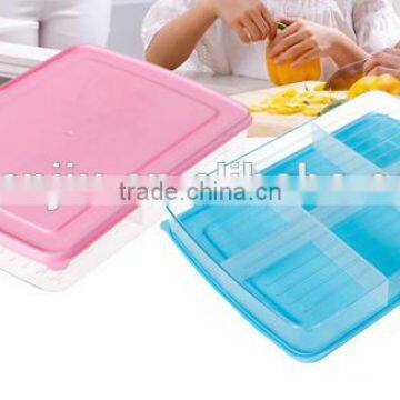 Wholesale Stock Small Order Kitchen Plastic Food Seal Crisper Box
