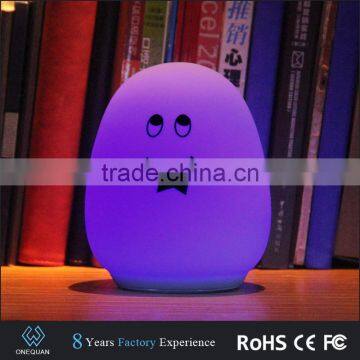 Silicone Cover Children Flexible Egg Shaped Mood Led Egg Light photo-4