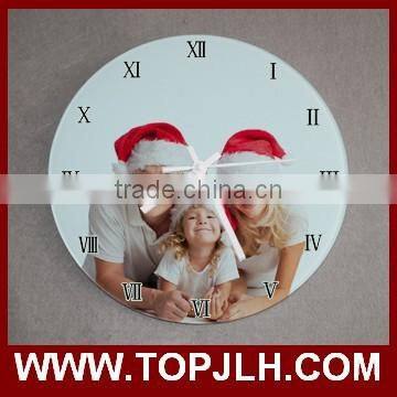 Special Home Sublimation Blank Glass Wall Clock for Dye Sublimation Use photo-5