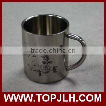 Metal Material Coffee Cup 11oz Stainless Steel Mug photo-2