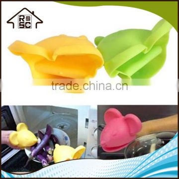 NBRSC Heat Resistant Mouse Silicone Kitchen Oven Baking Glove Pot Mitt Tool Holder