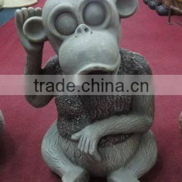 Home & garden decor fiberglass monkey statue