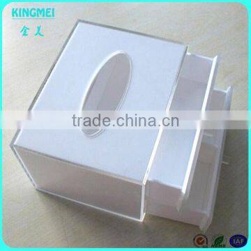 KM-SP52 Clear Acrylic Tissue Box Holder Plexiglass Jewelry Display Box photo-5