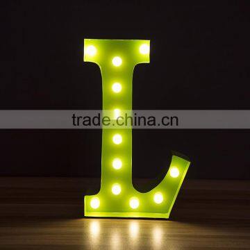 Ideal holiday led letter light decoration
