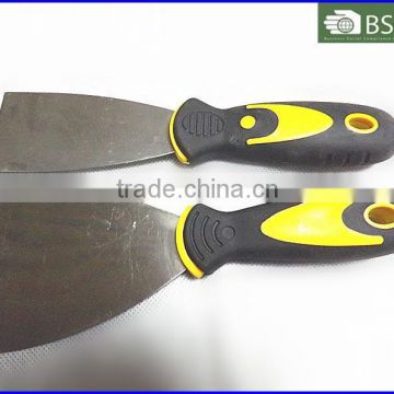 JNSG-0078 carbon steel putty knife with two colors plastic handle