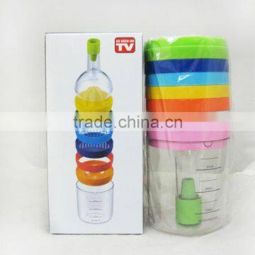 2017 Good Fashionable Model Bottle 8 in 1 Kitchen Tool Set 8pcs Kitchen Cooking Set photo-3