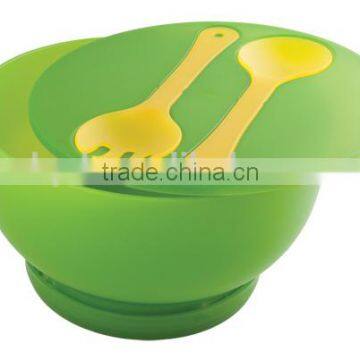 2016 Wholesale Plastic Salad Bowl With Lid and Severs Chill Bowl photo-2