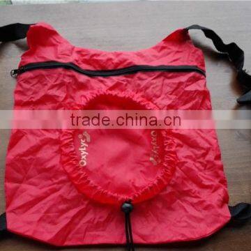 Customized Shape Design Foldable Packaging Backpack Outdoor Folding Cinch Rucksack photo-2