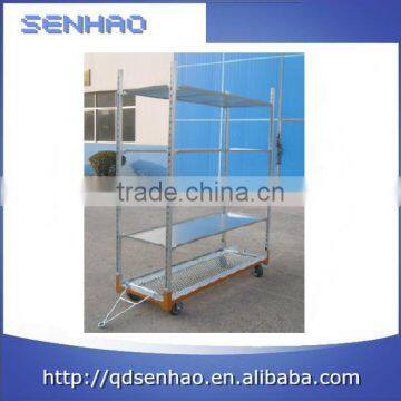 China Supplier metal display flower trolley for transporting flowers