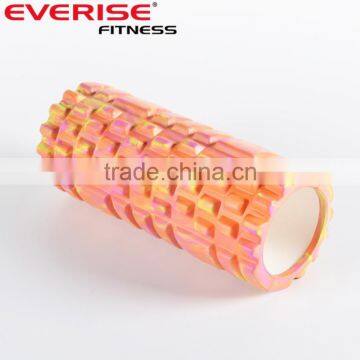 Color mixed EVA hollow foam roller for massage