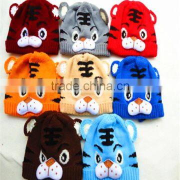 2014 winter wool kintted kids wool hat