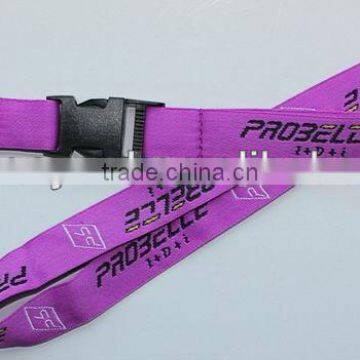 jacquard neck lanyard with detachable buckle