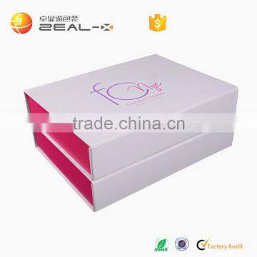 Custom made foldable creative magnetic colosure gift box