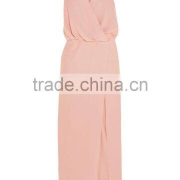 Ladies Western Designs Dress Gathered Twill Gown Evening Cocktail Dresses 2016 HSD5456