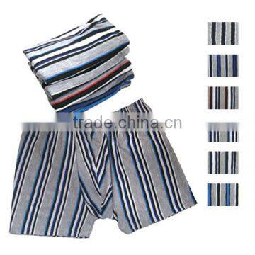 Fashion Geometry Stripe Men Underwear High Quality Bamboo Fiber Men Boxer Briefs photo-3