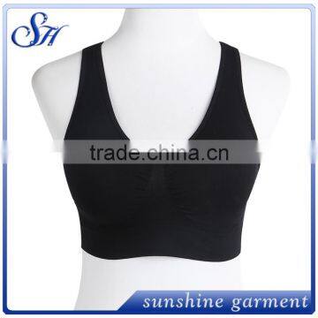 New Product Latest Fashion Sexy Black Bra Cheap Sexy Sport Bra