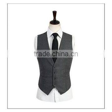 2014 Slim Fit Single-breasted Men Suit Vest