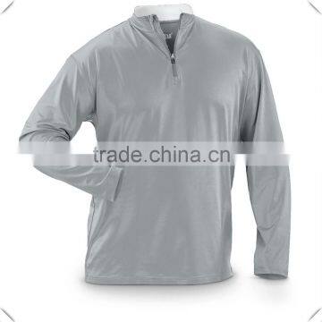 New Arrival UPF50+ performance 1/4 zip pullover custom for fishing outdoor 2016 with Novelty Fashion High Neck design