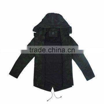 Wholesale Military Style Wind Proof Parka Men Jackets photo-3
