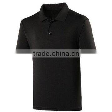 Custom Design 100% Polyester Color Plain Eyelet Sports Fabric Polo Shirt photo-2