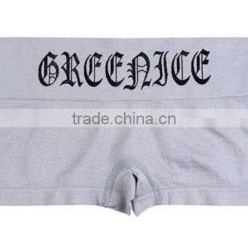 2017 Custom New Fashion Design Print Personalized Logo Breathable Lycra Cotton Sexy Sport Seamless Boyshort Women Underwear photo-3