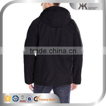 Custom Varsity Nylon/polyester Coatches Outdoor Windbreaker Hoodie Jacket 2016 photo-2