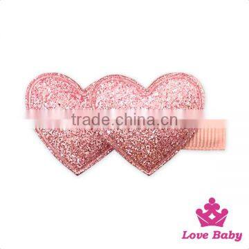 SPA052-5 Lovebaby Yiwu Wholesale Red Sequin Love Heart Baby Girls Hair Accessory With Chips photo-2