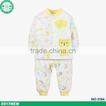 Wholesale Long Sleeve 2 Pcs Baby Clothes Set Children Clothing for Winter photo-3