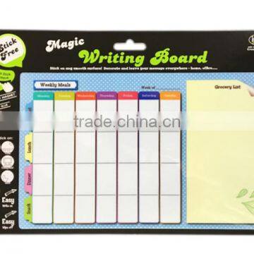 Children Magic Writing Board Cleanable Stick Free Weekly Planner Board With Marking Pen photo-2