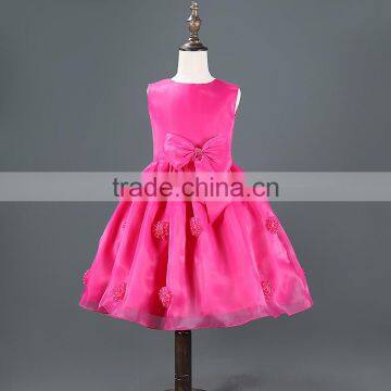 Hot Sales Popular Christmas Baby Girls Kids Flower Petals Party Wedding Prom Fancy Dress 2Colors photo-4