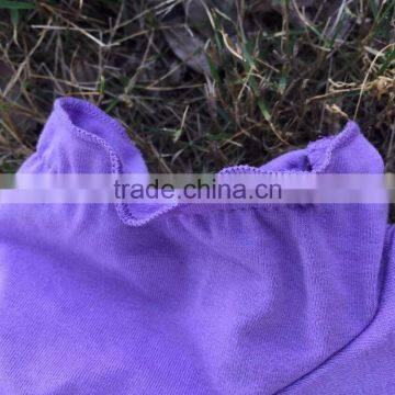 2016 New Baby Girl Purple White Dot Set Outfits With Matching Necklace and Headband Set photo-4