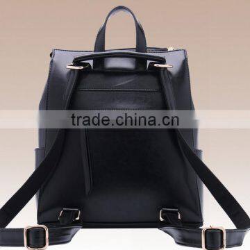 2017 New Design Leisure Cotton Canvas Backpack for Girls photo-3