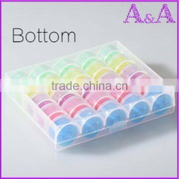 25pcs Color Plastic Bobbins With Box photo-3