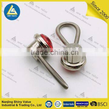 Manufacturer Directly Supply Metal Button Extenders With Beautiful Decoration Diamond in Individual Package photo-2