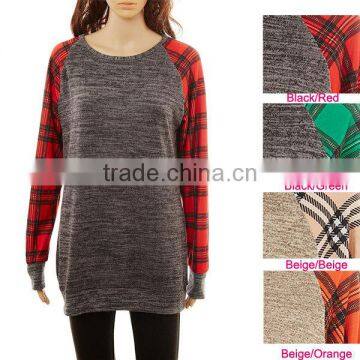 Wholesale woman plaid shirt