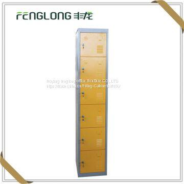 Special offer single 6 door steel dressing room storage locker