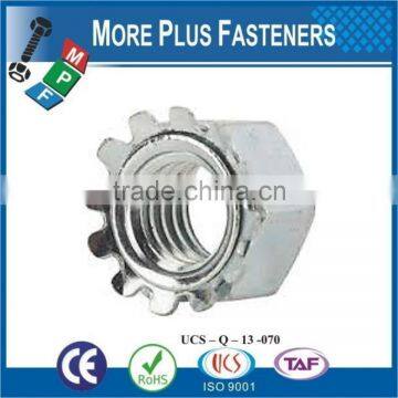 Made in Taiwan Black Oxide Plated Steel Stainless Steel Zinc Finish Steel Keps K Lock Nut photo-6