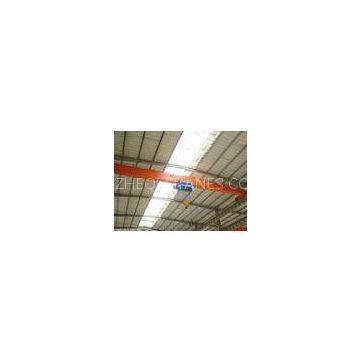 Steel Structure Electric Hoist Single Girder Crane , 1 Ton Single Beam Overhead Crane