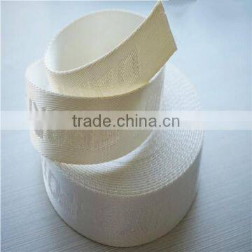 White color jacquard webbing