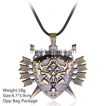 Popular New Arrivals Beautiful Choker High Sales The Legend of Zelda Bronze Alloy Anime Necklace Set