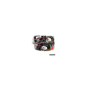 Fashion pu belt,printed pu belt