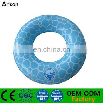 Colorful blue inflatable floating ring inflatable water ring inflatable swimming tube